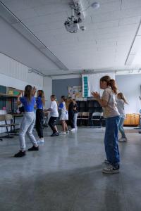 Musical: Tanzgruppe 1 beim Training