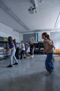 Musical: Tanzgruppe 1 beim Training